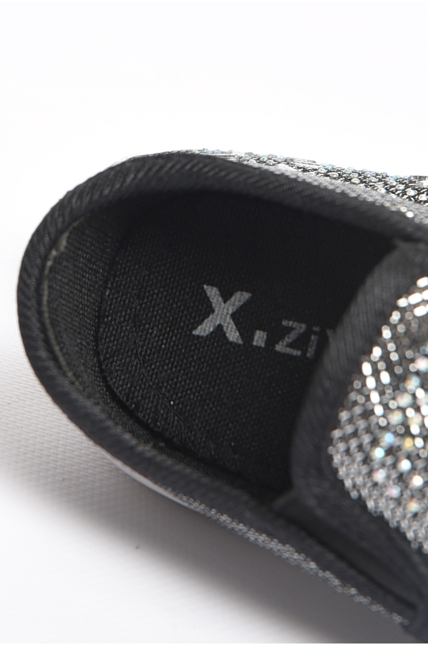 Мокасини дитячі серебристого кольору в67 183469