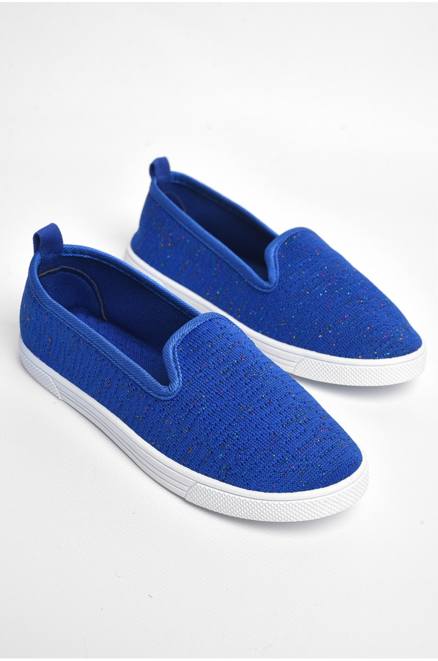 Мокасини дитячі синього кольору к11-1 183476