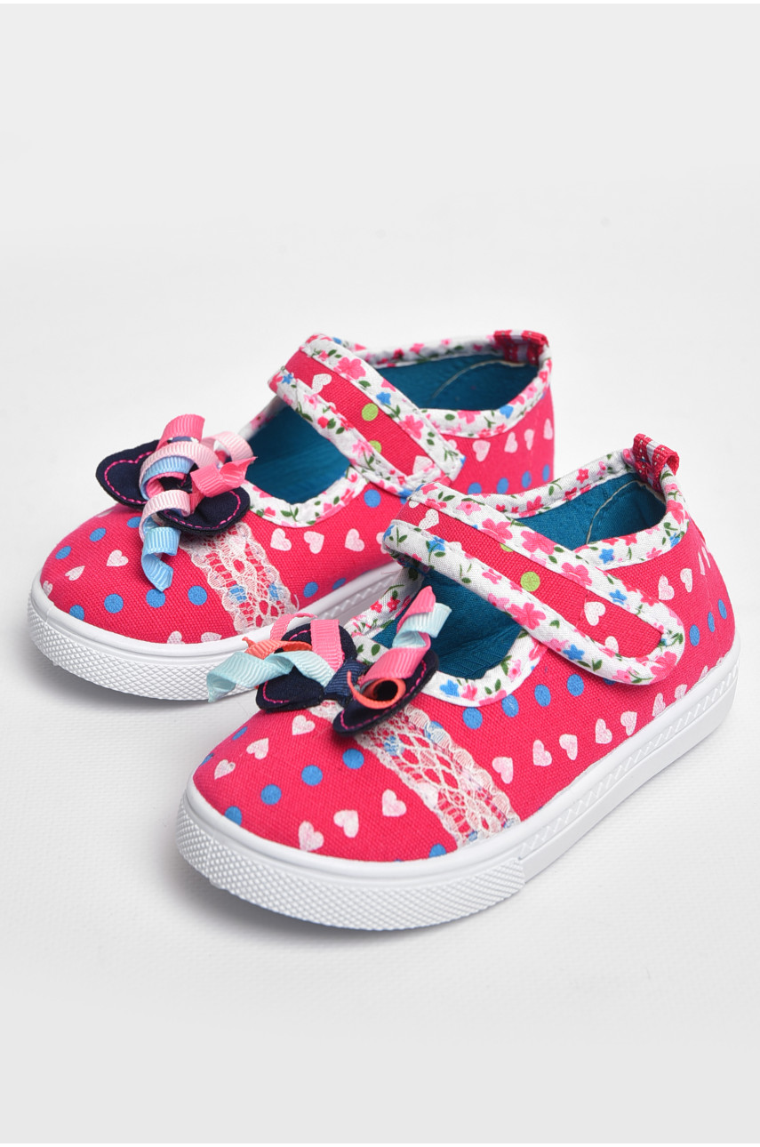 Мокасини дитячі для дівчинки рожевого кольору т1 183485