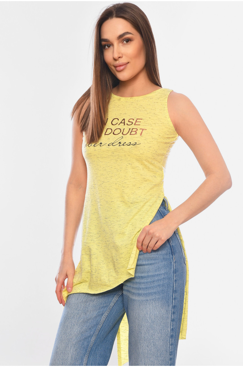 Туника женская желтого цвета 0313 183489