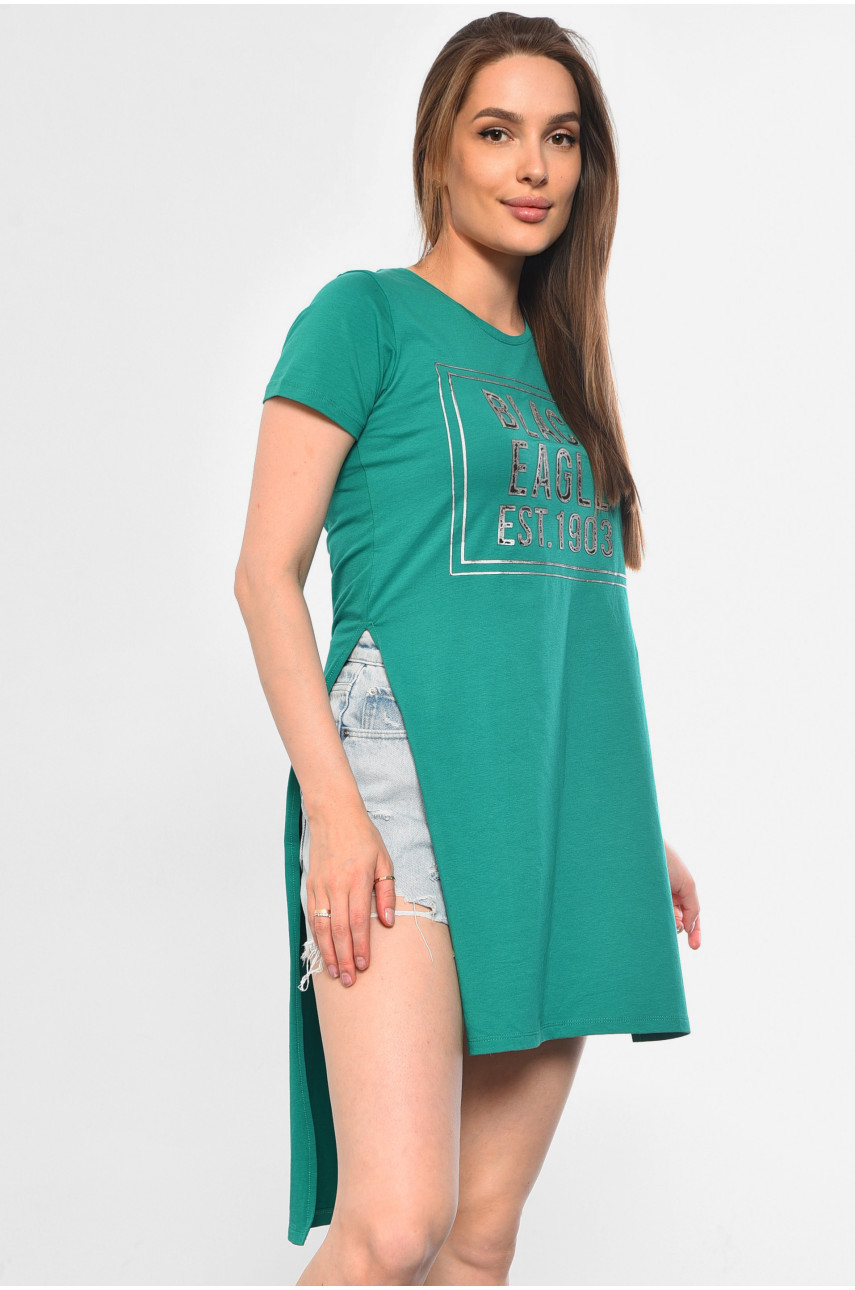 Туніка жіноча зеленого кольору 0312 183498 Туніка жіноча зеленого кольору 0312 183498