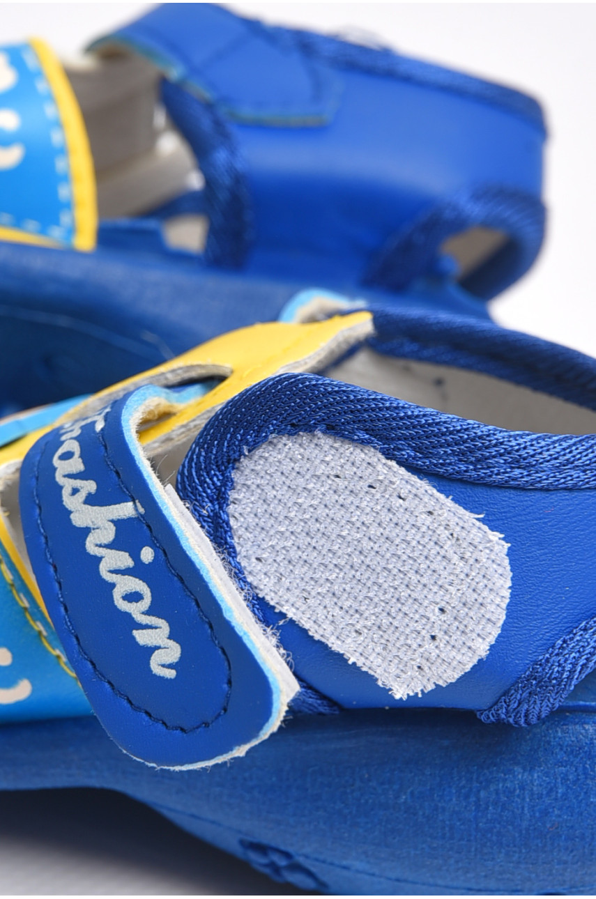 Сандали детские для мальчика темно-синего цвета а55 183552