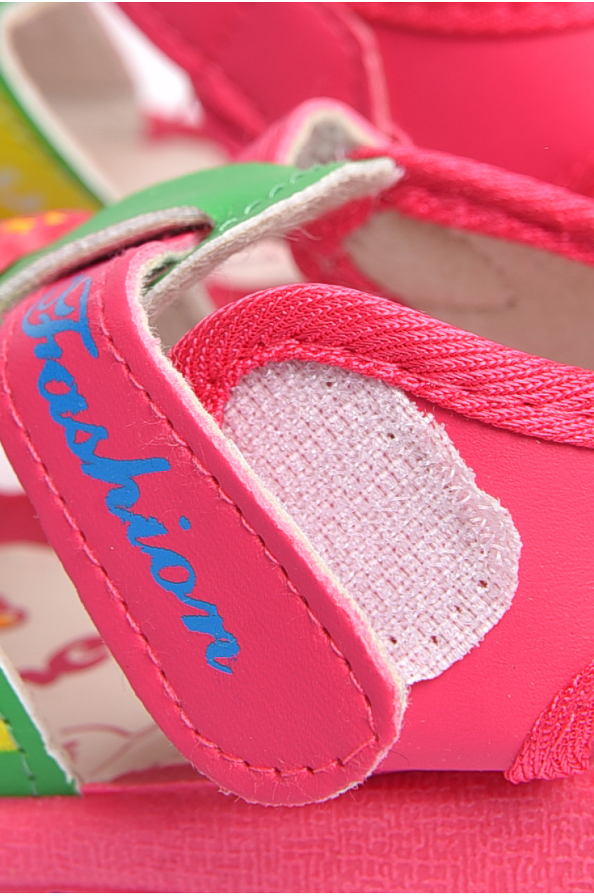 Сандалі дитячі для дівчинки рожевого кольору а55 183559 Сандалі дитячі для дівчинки рожевого кольору а55 183559