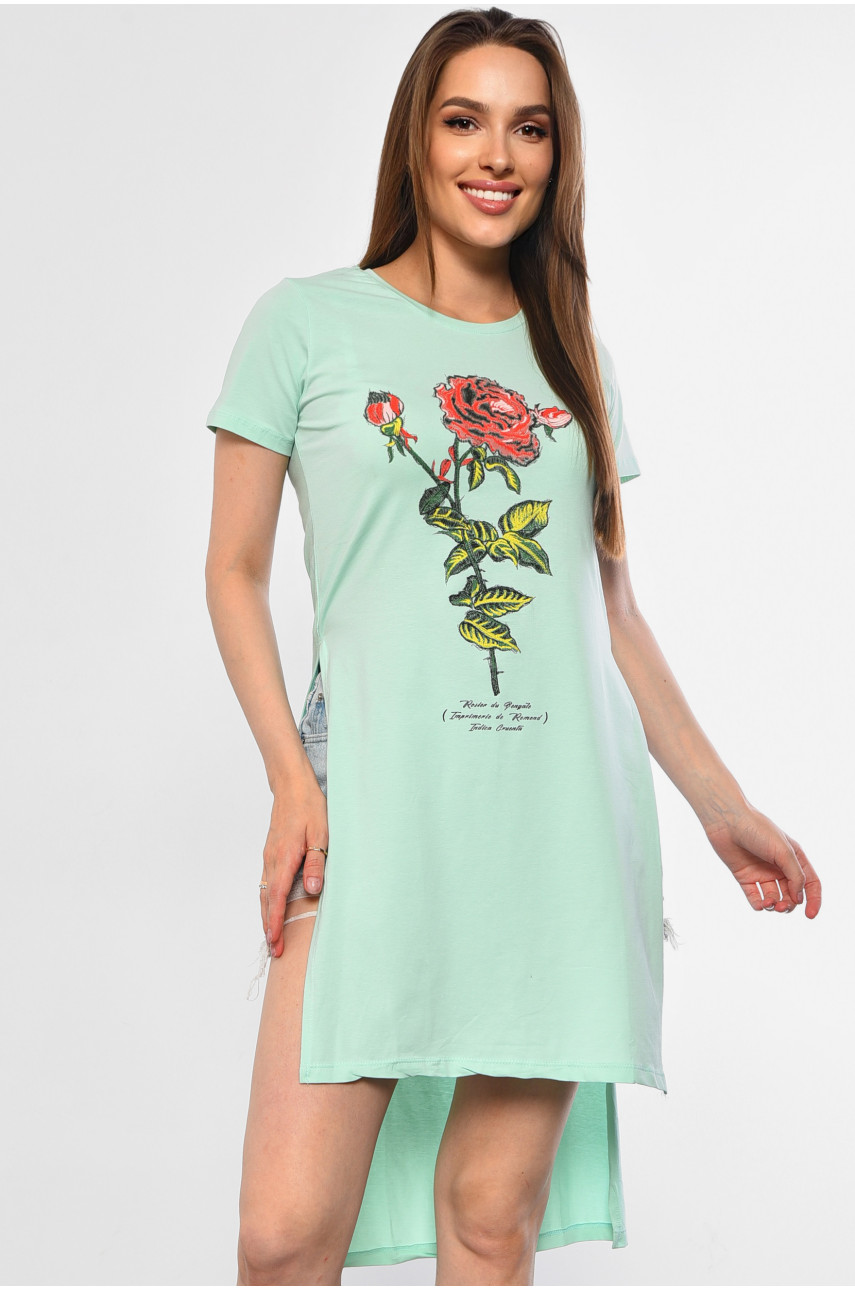 Туніка жіноча м'ятного кольору 0499 183572 Туніка жіноча м'ятного кольору 0499 183572