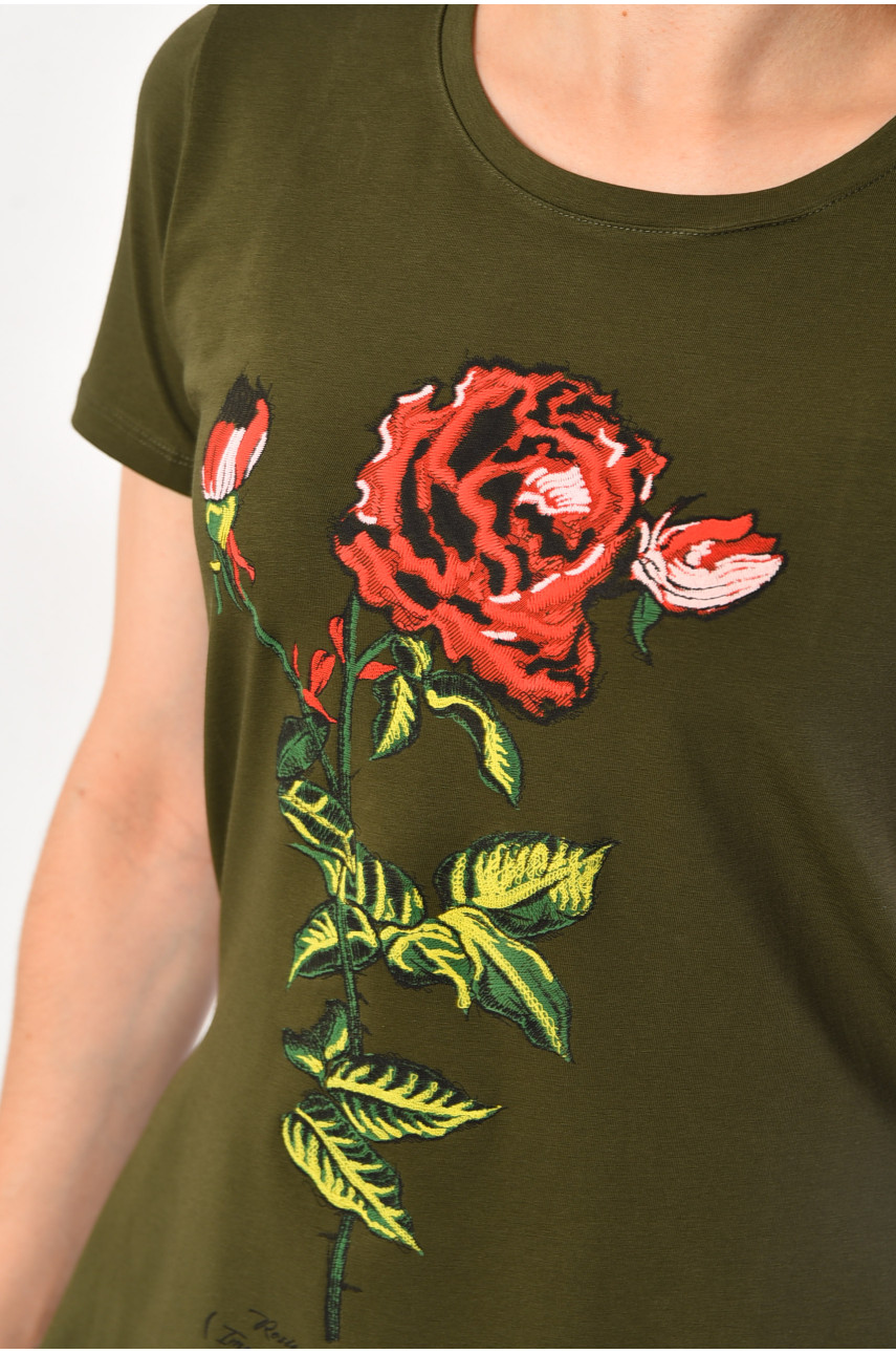 Туника женская цвета хаки 0499 183580 Туника женская цвета хаки 0499 183580