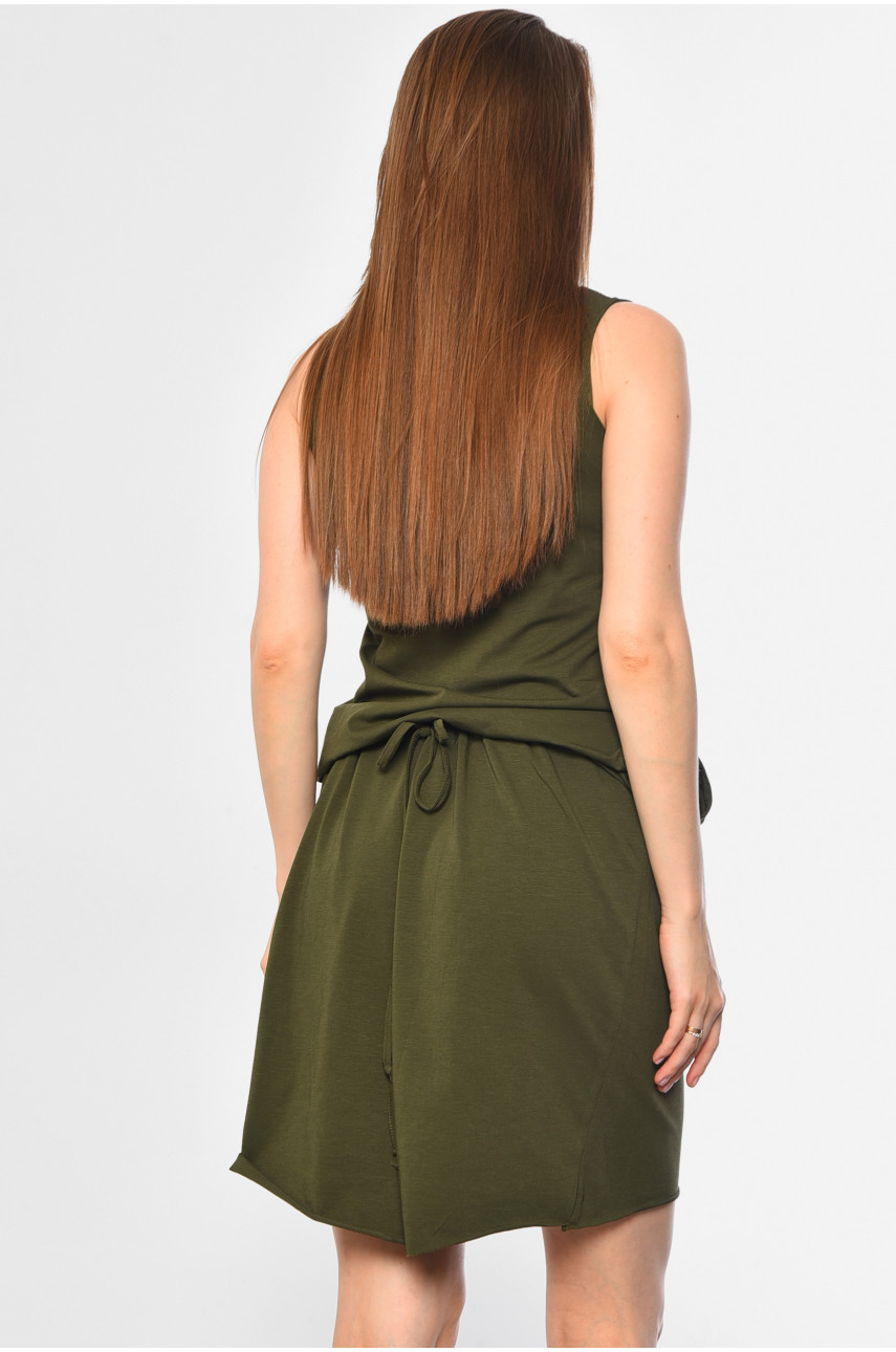 Платье женское цвета хаки 0542 183626 Платье женское цвета хаки 0542 183626