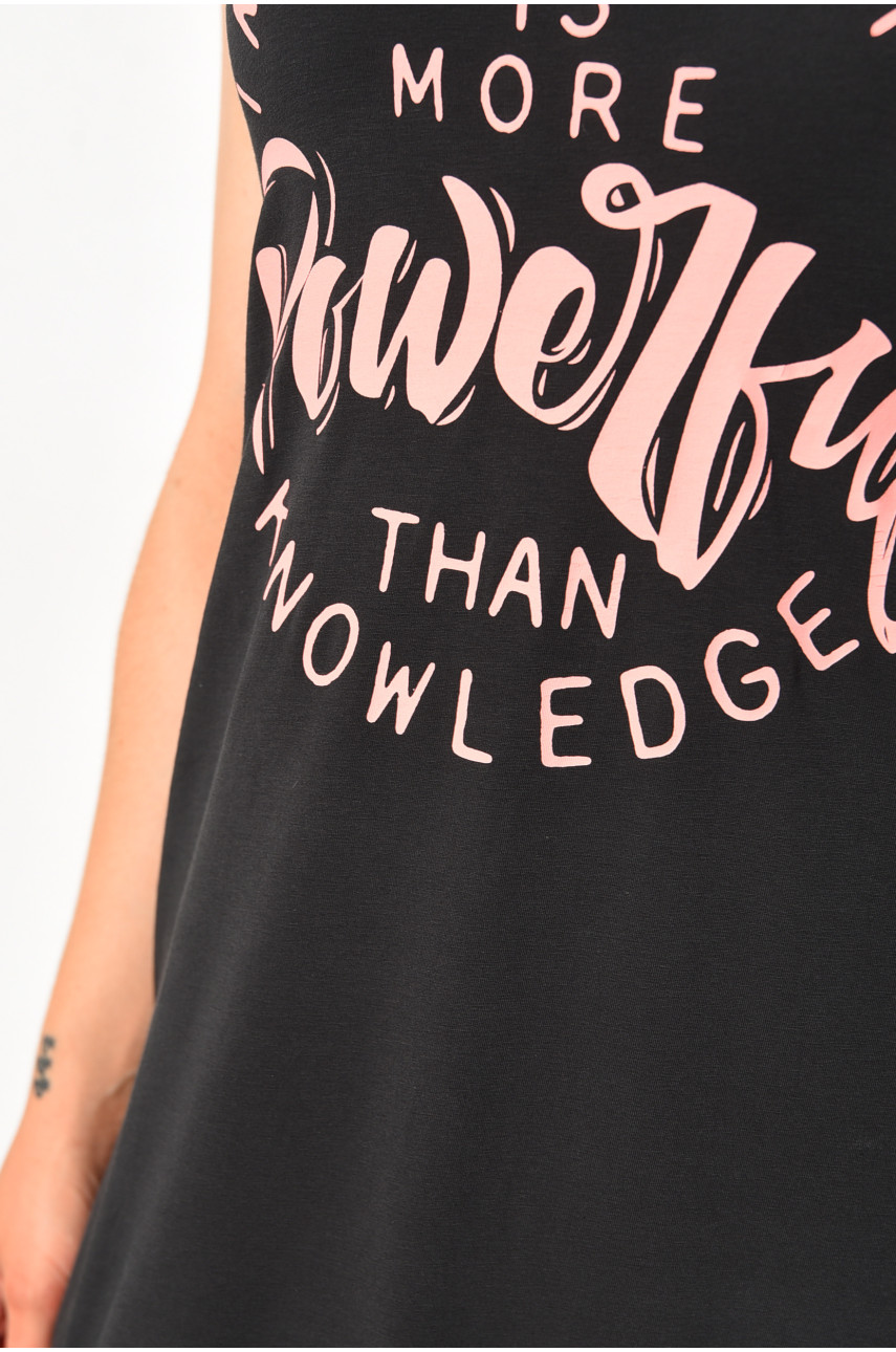 Платье женское графитового цвета 0542 183632 Платье женское графитового цвета 0542 183632