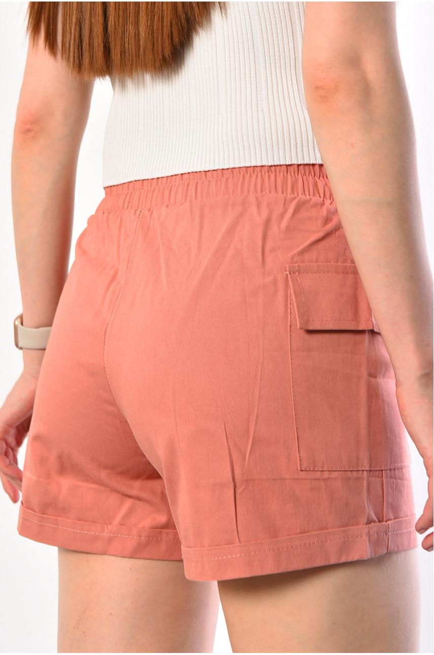 Шорты женские темно-розового цвета 015 183659