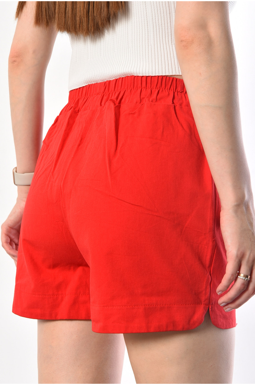 Шорти жіночі червоного кольору 7350 183665 Шорти жіночі червоного кольору 7350 183665