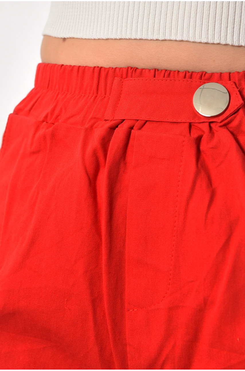 Шорти жіночі червоного кольору 7350 183665 Шорти жіночі червоного кольору 7350 183665