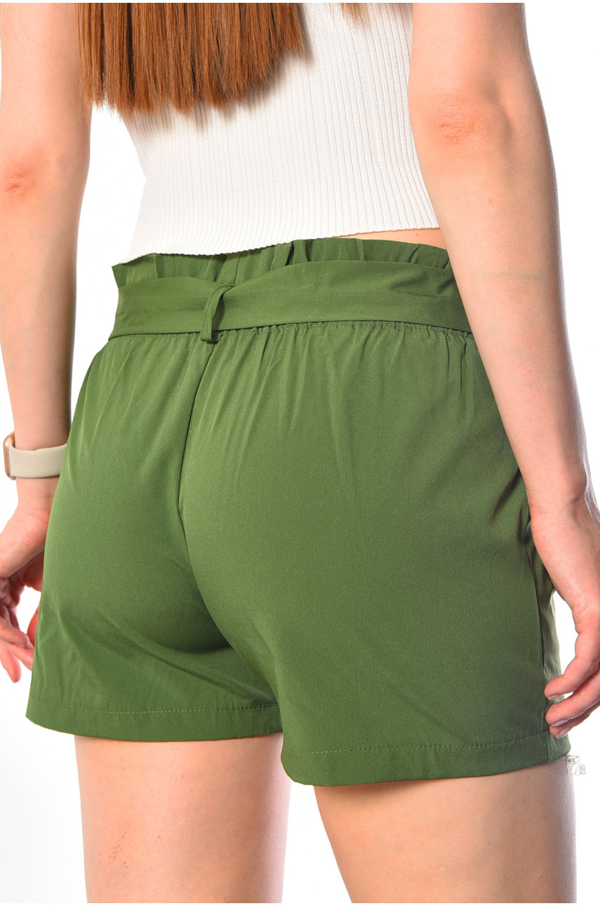 Шорты женские зеленого цвета 3198 183679
