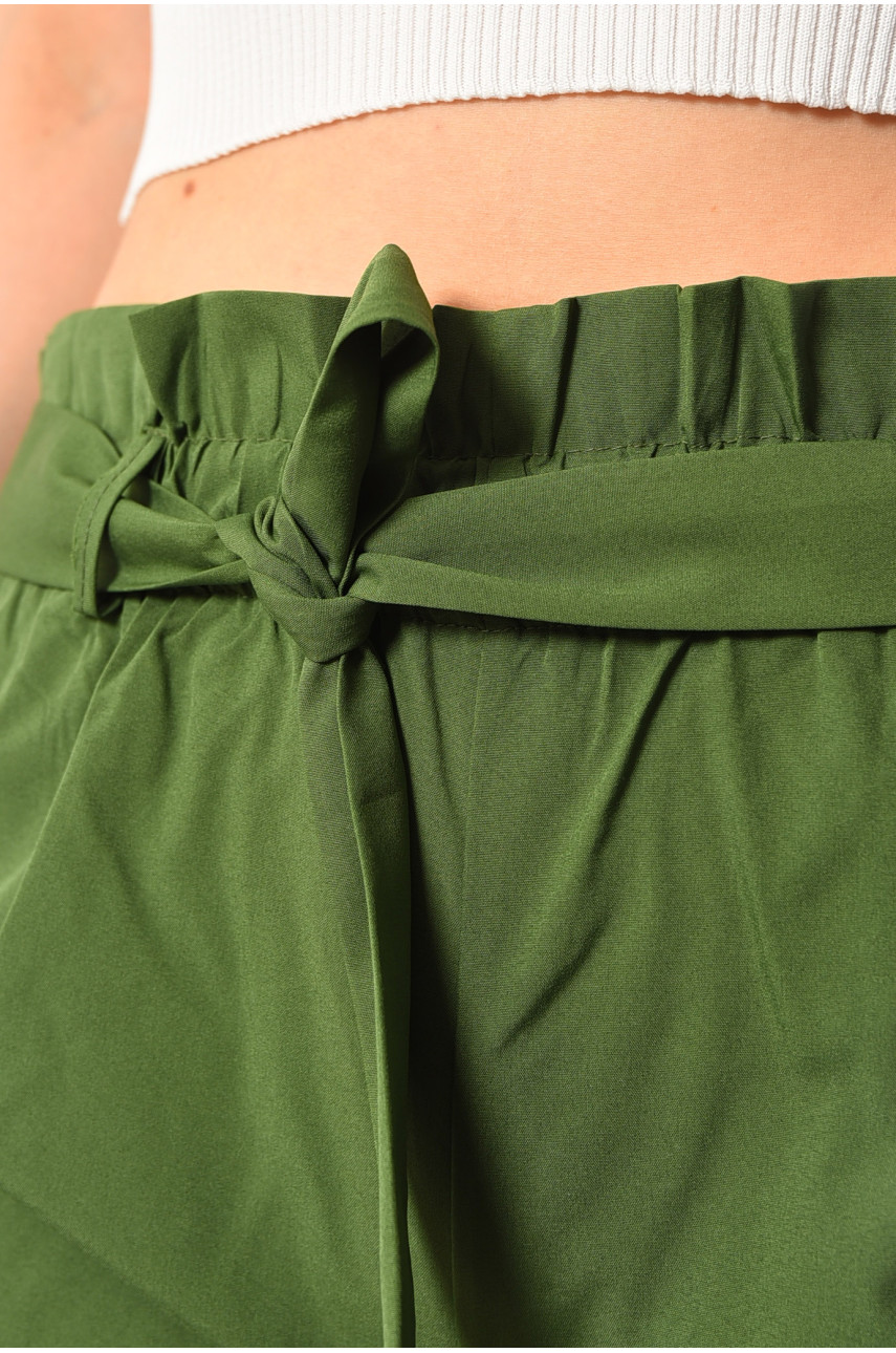 Шорты женские зеленого цвета 3198 183679