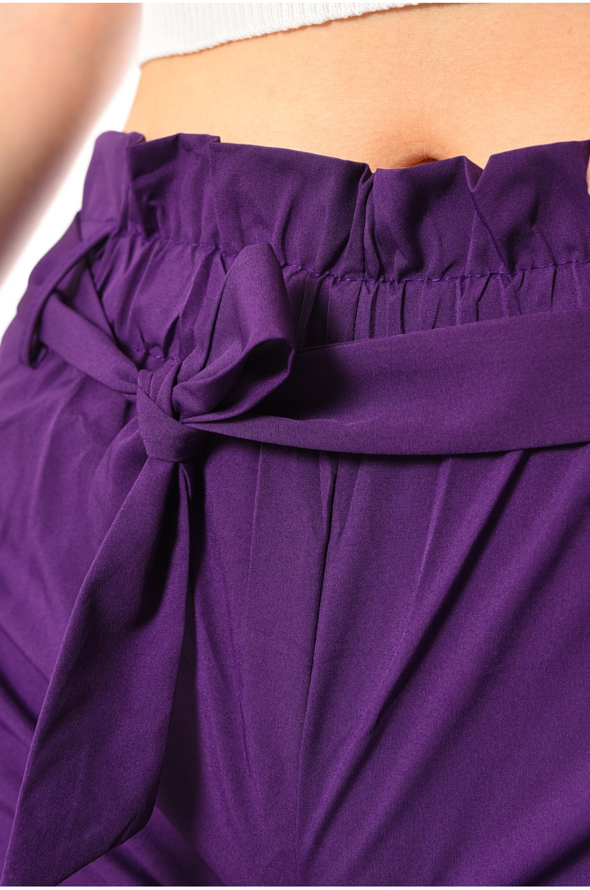 Шорты женские фиолетового цвета 3198 183680 Шорты женские фиолетового цвета 3198 183680