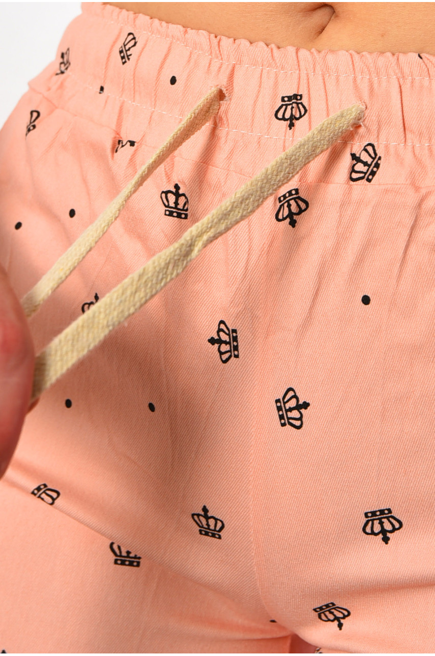 Шорты женские кораллового цвета 183695 Шорты женские кораллового цвета 183695