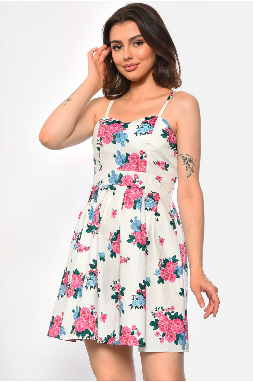 Сарафан женский белого цвета 183751