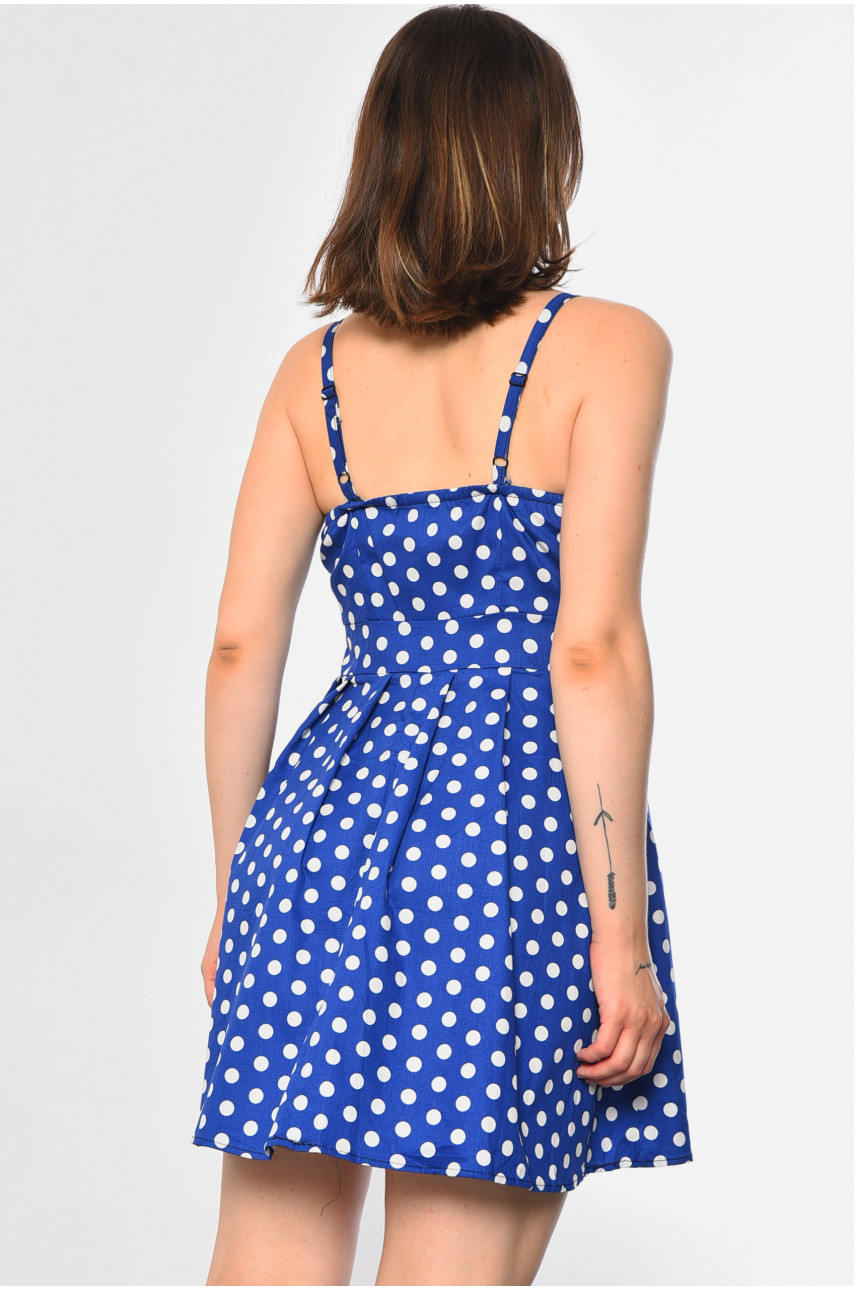 Сарафан жіночий синього кольору 183766