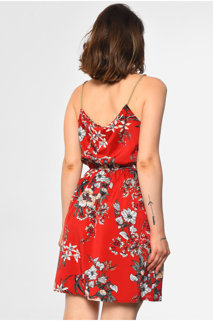 Сарафан жіночий червоного кольору 1302 183799