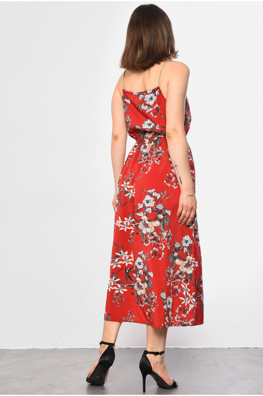 Сарафан женский красного цвета 1303 183812 Сарафан женский красного цвета 1303 183812