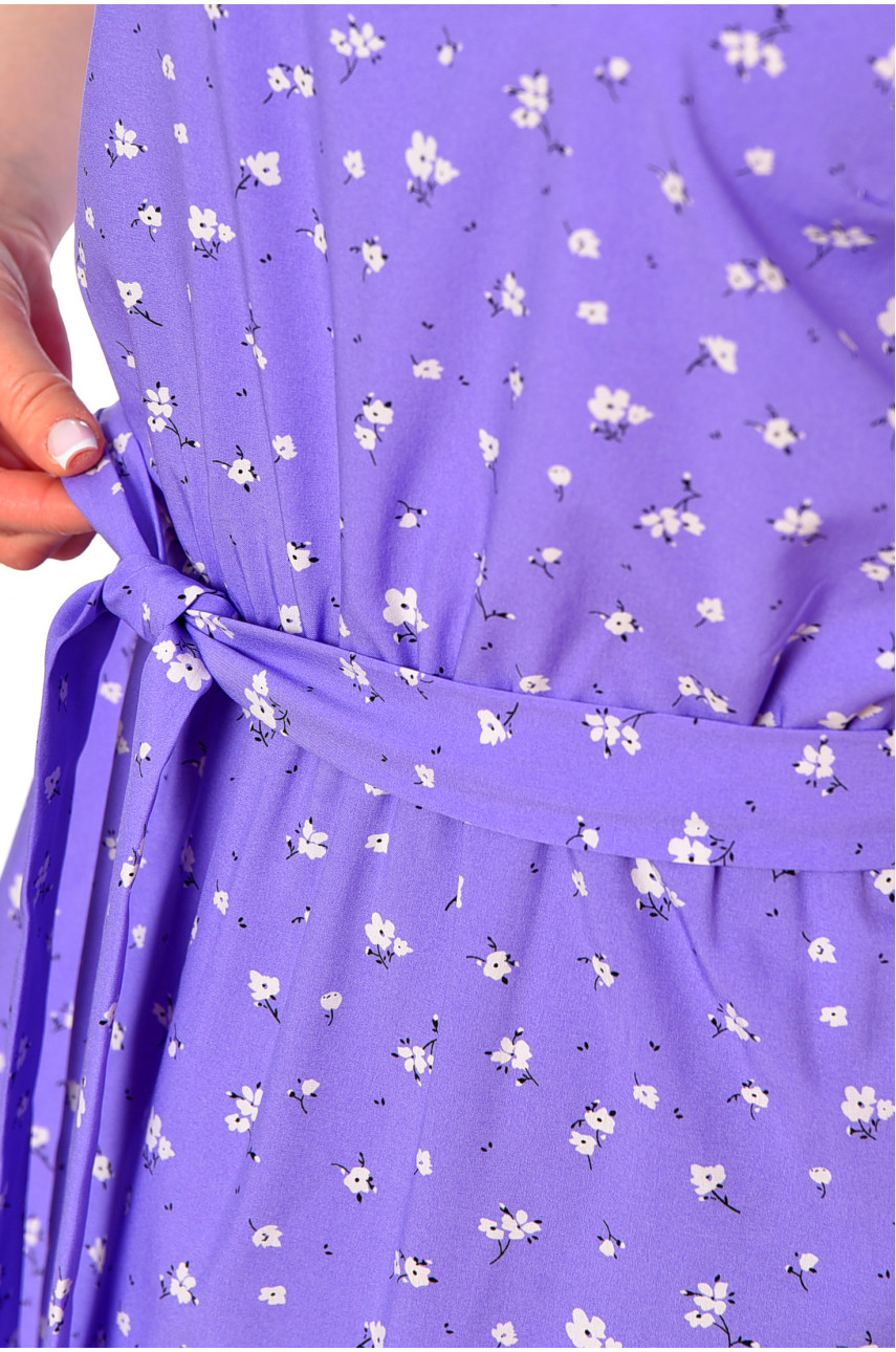 Платье женское с принтом сиреневого цвета 183853