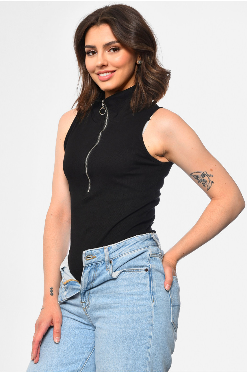 Боди женское черного цвета 681 183869 Боди женское черного цвета 681 183869