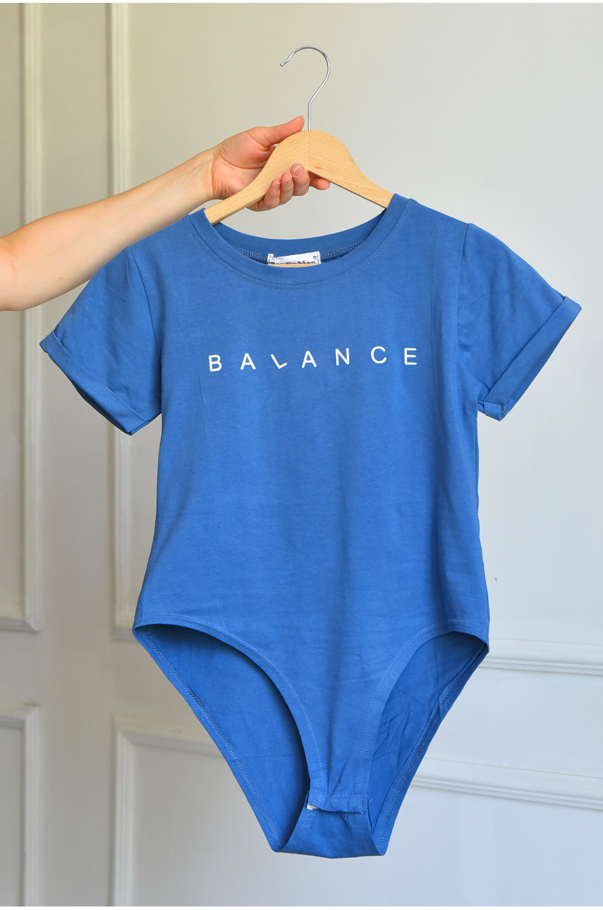 Боди женское синего цвета 07 183879