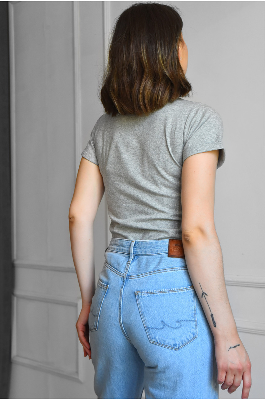 Боди женское серого цвета 07 183883