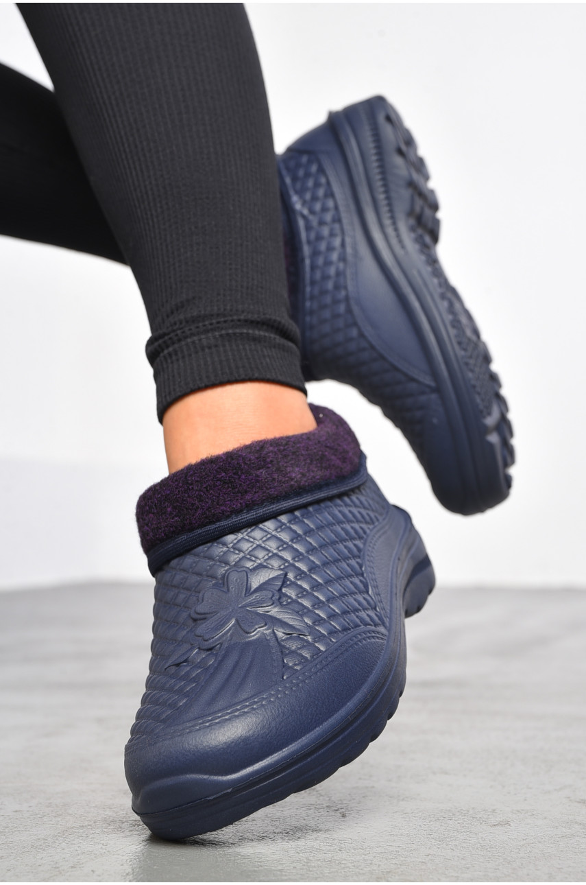 Галоши женские на меху фиолетового цвета ГП-11 183930 Галоши женские на меху фиолетового цвета ГП-11 183930