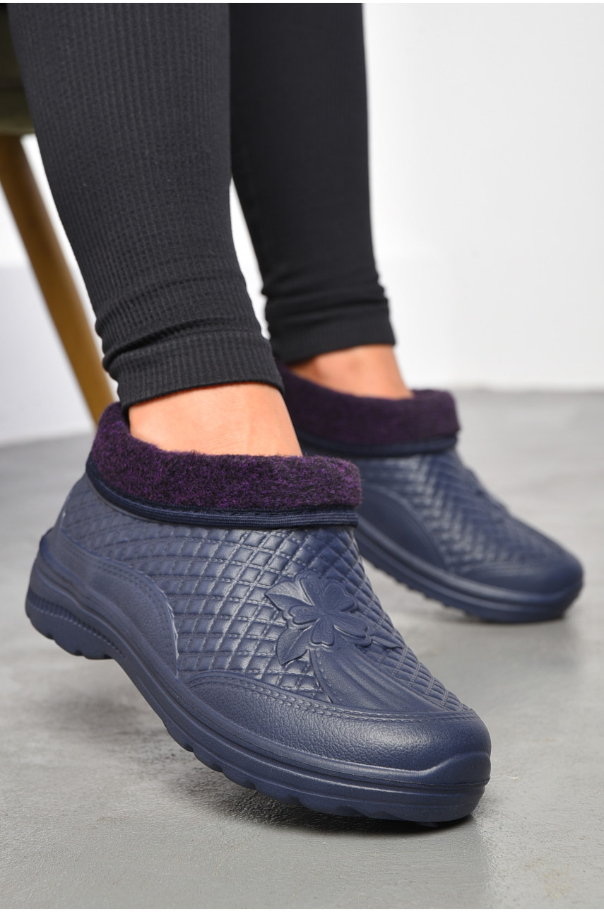 Галоши женские на меху фиолетового цвета ГП-11 183930 Галоши женские на меху фиолетового цвета ГП-11 183930