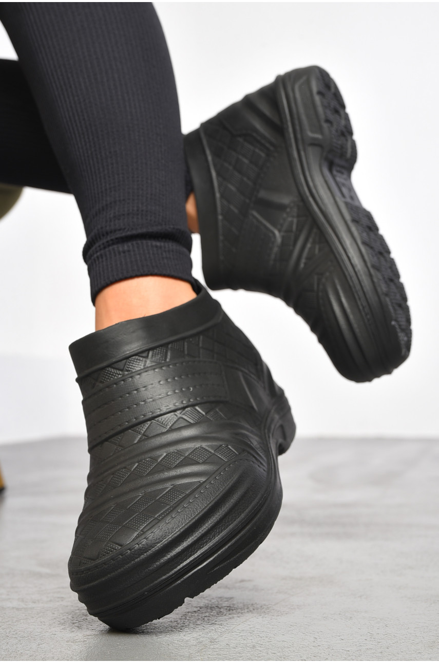 Галоши женские черного цвета гп-21 183935