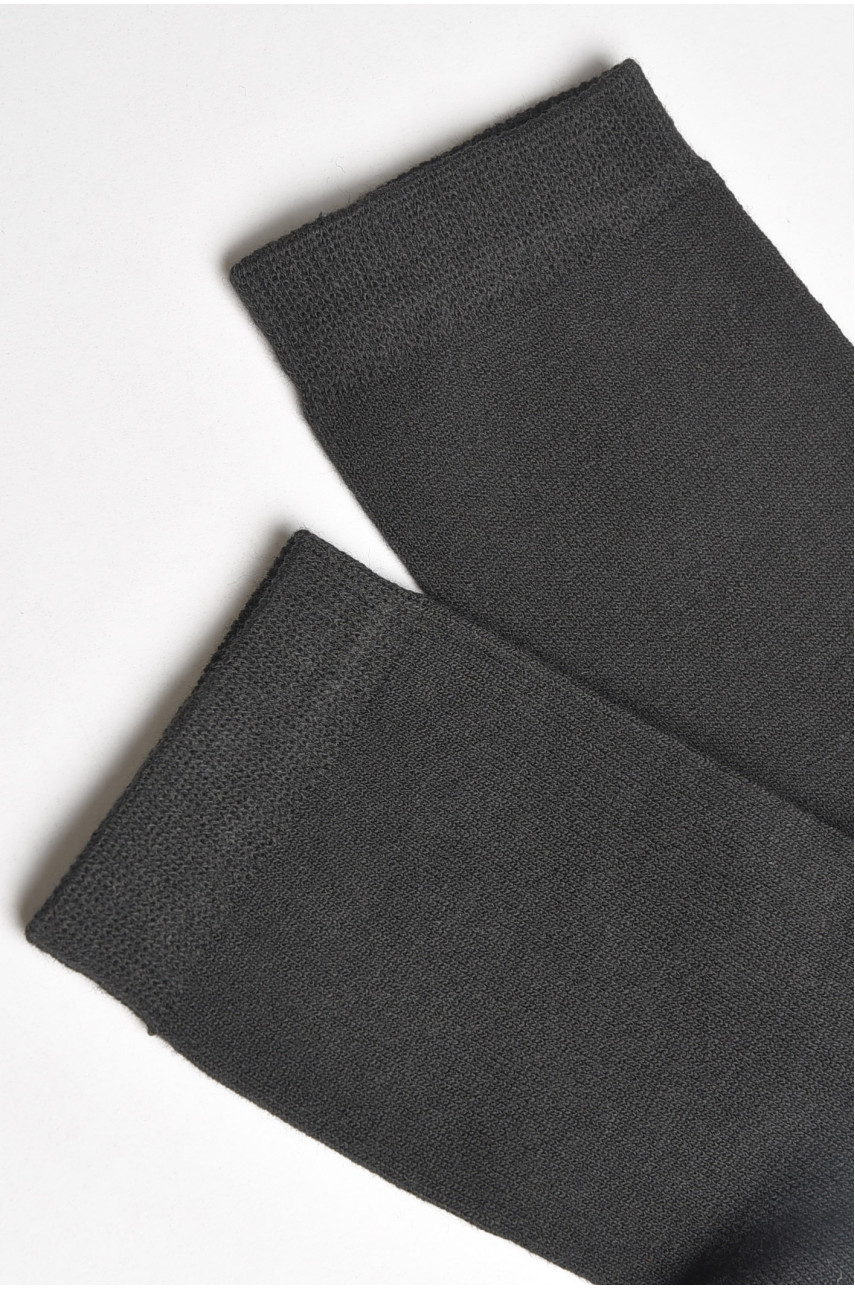 Носки мужские с махровой подошвой черного цвета 183954