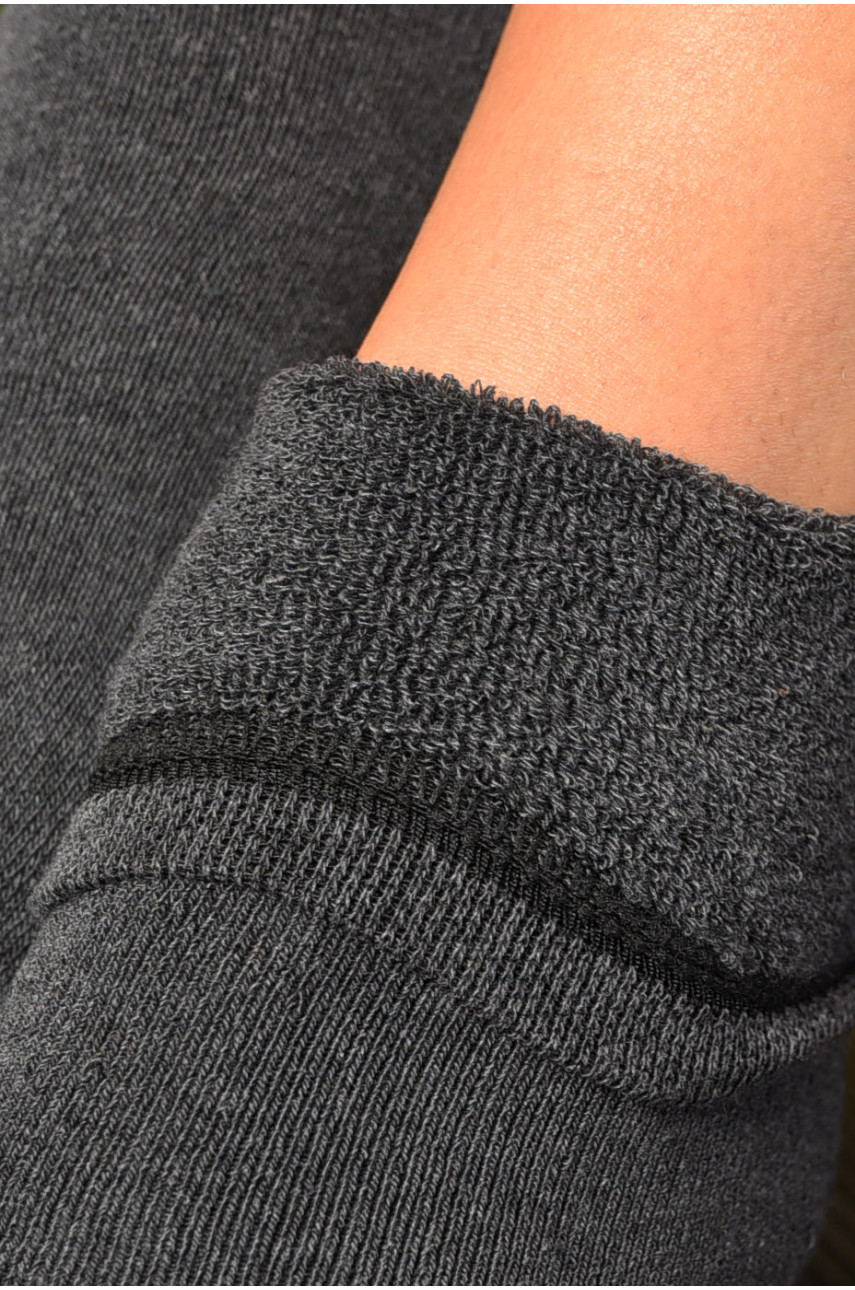 Носки женские махровые серого цвета 183961
