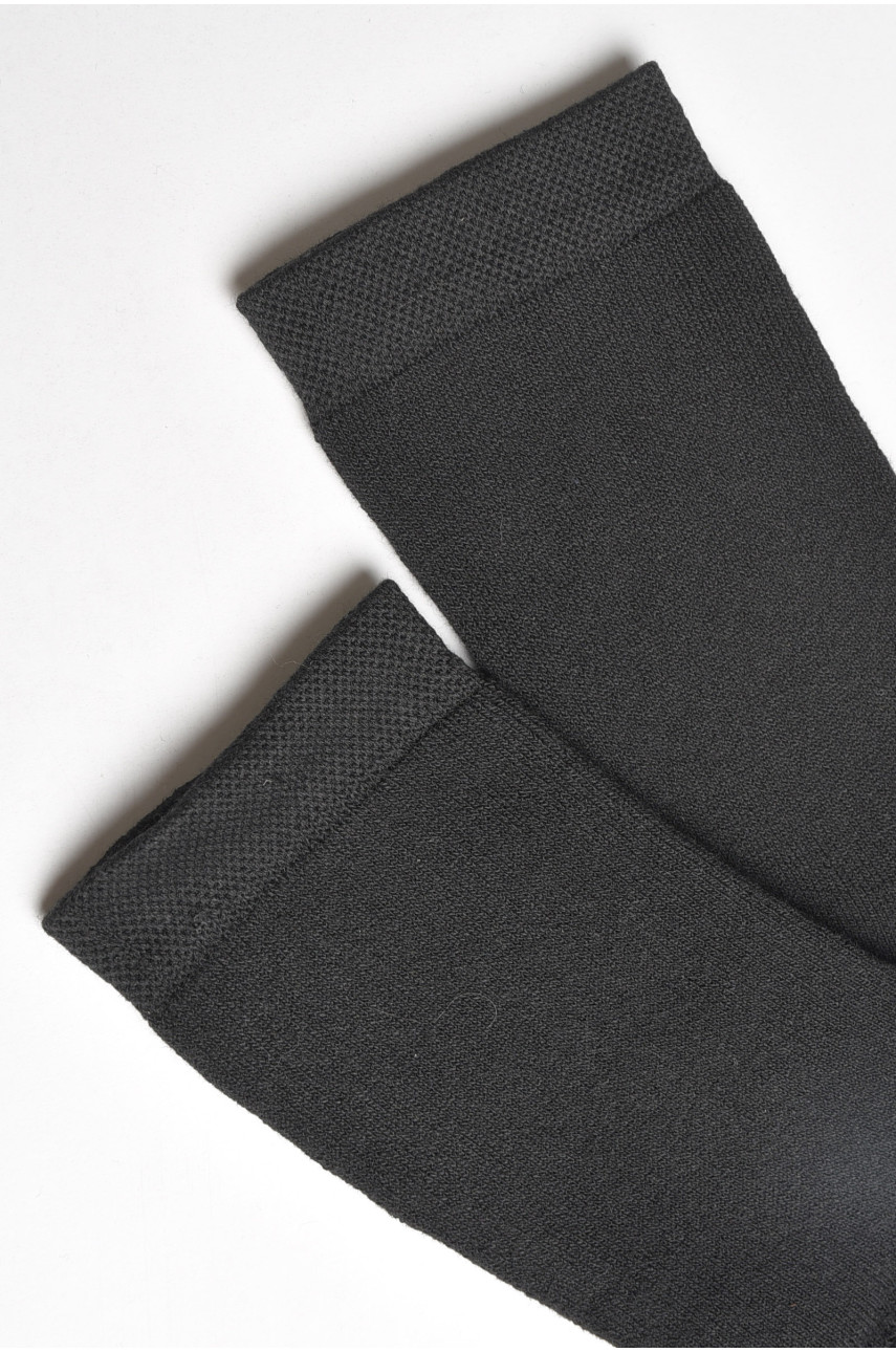 Шкарпетки чоловічі махрові чорного кольору 183973 Шкарпетки чоловічі махрові чорного кольору 183973