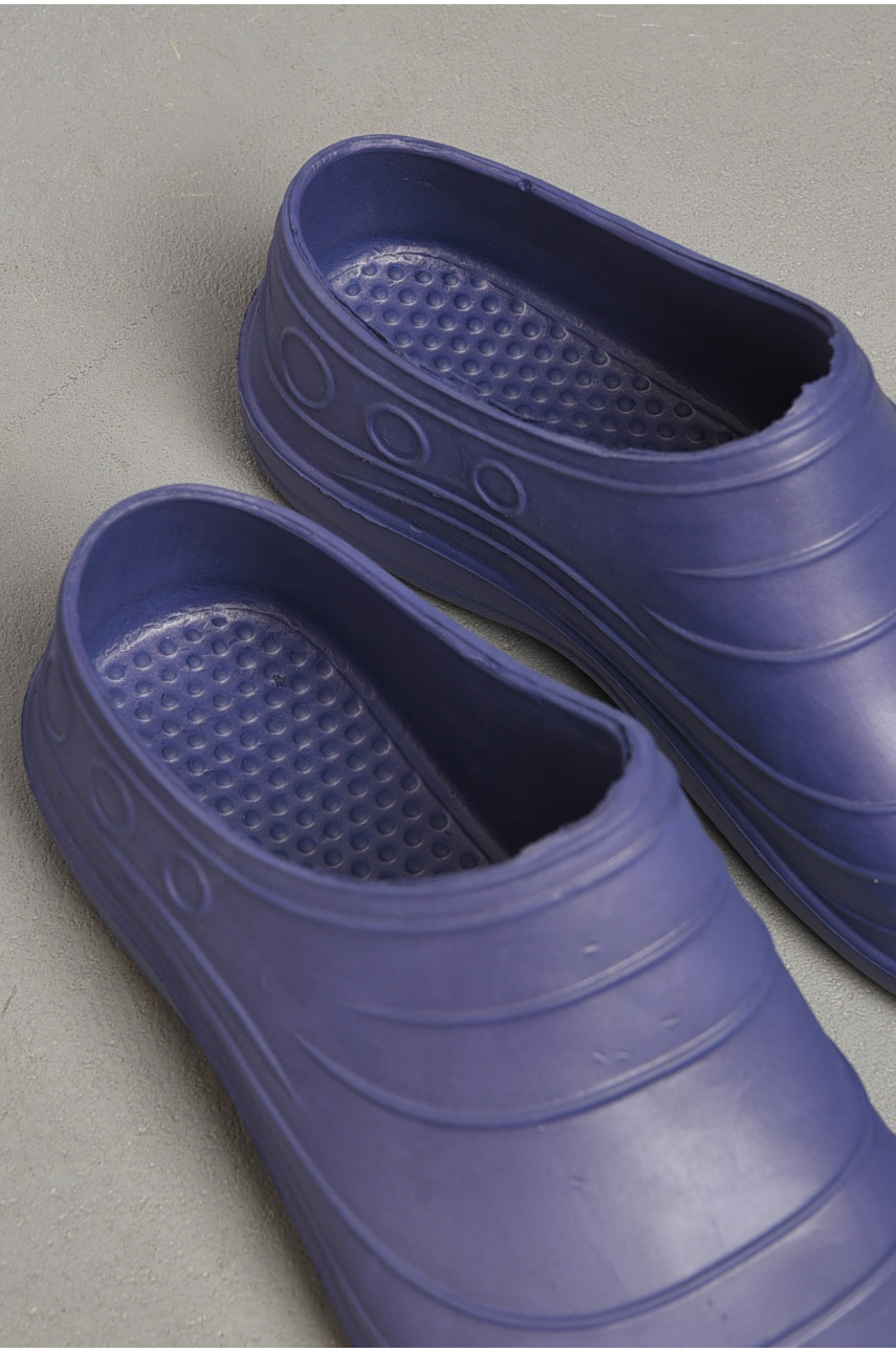 Галоши женские синего цвета Б-06 183974