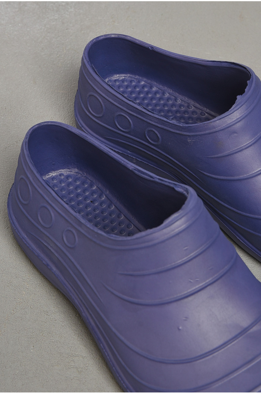 Галоши женские синего цвета квітка 183976