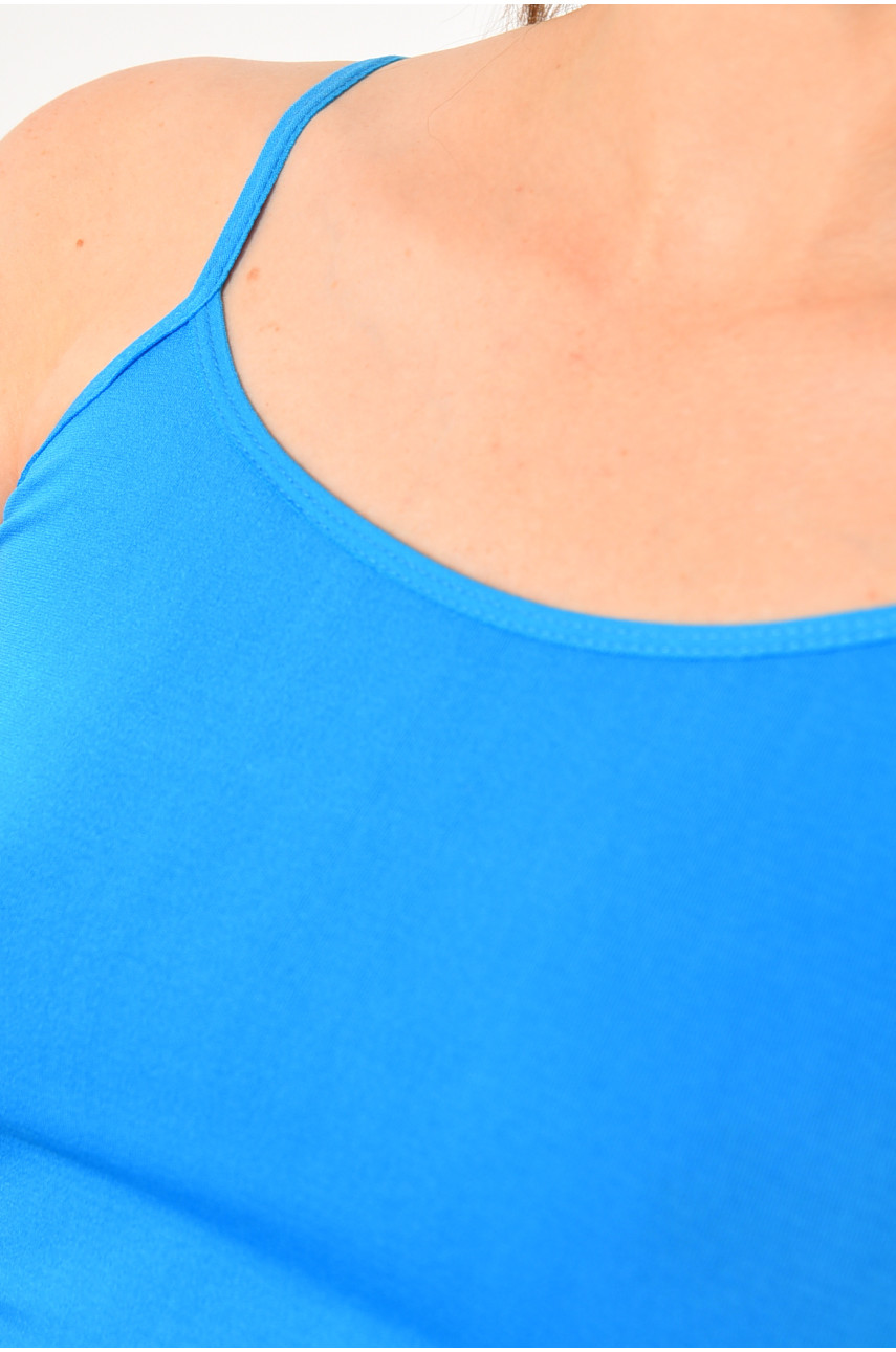 Майка женская голубого цвета 2008 184010