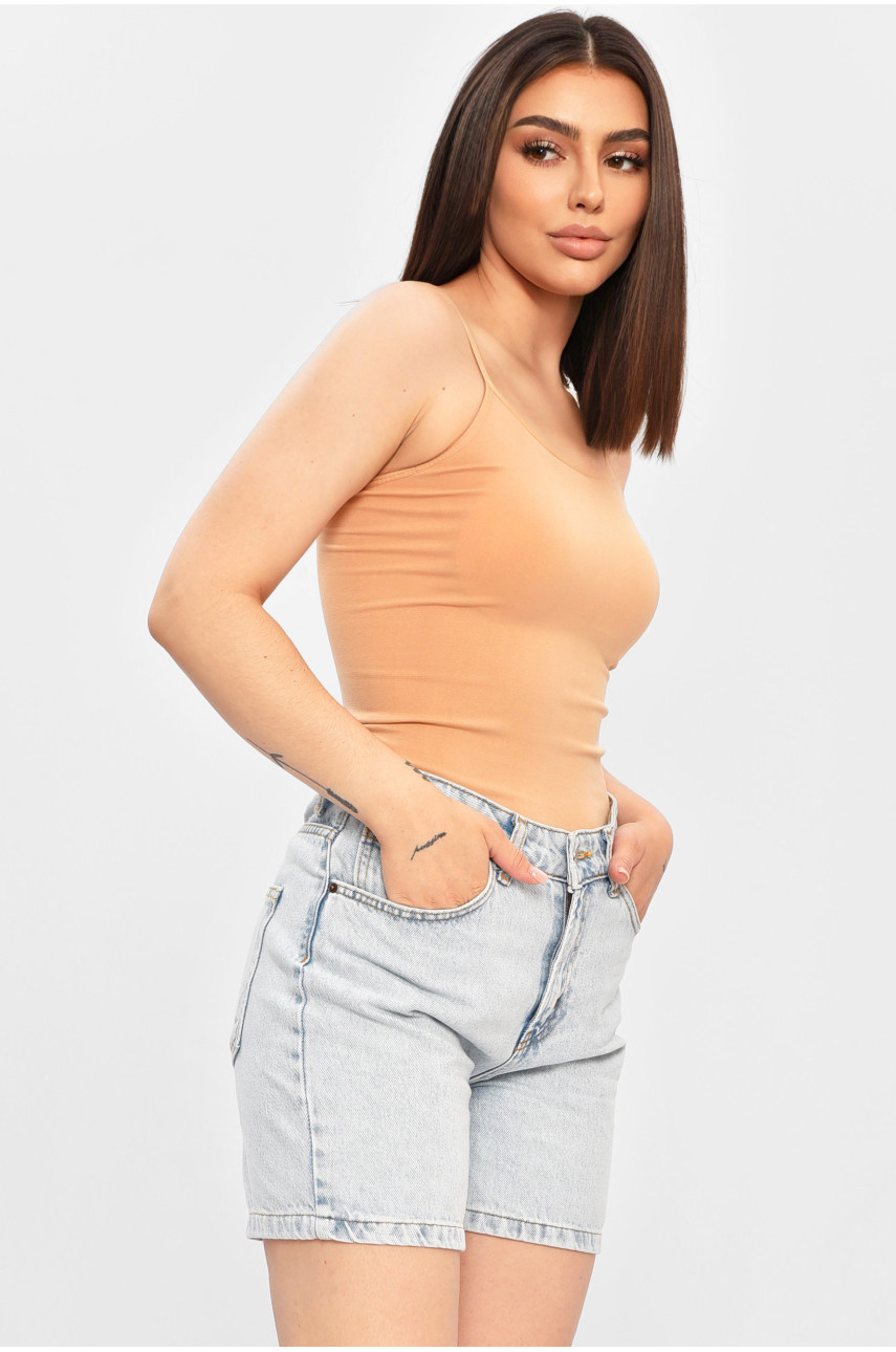 Майка женская бежевого цвета 2008 184013