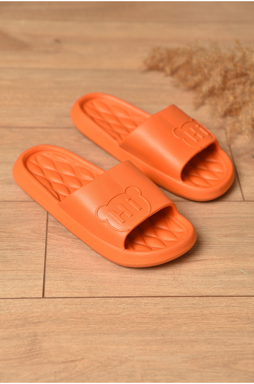 Шльопанці піна жіночі помаранчевого кольору 827 184046