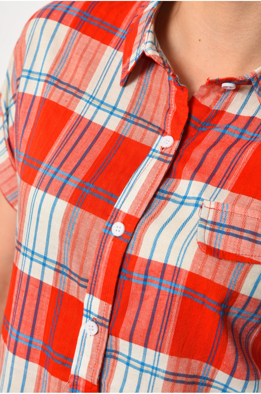 Рубашка женская красного цвета 1117 184093