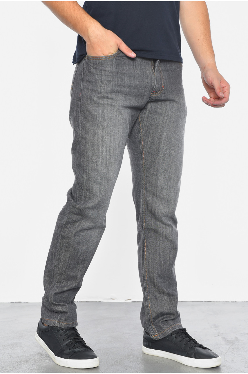 Джинсы мужские темно-серого цвета 184099