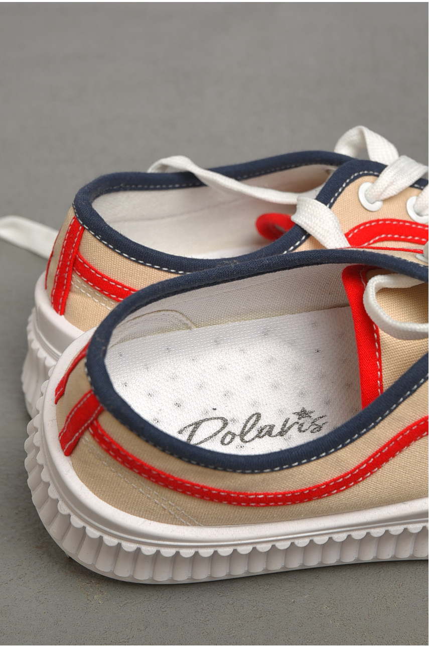 Кеди жіночі бузкового кольору на шнурівці текстиль 806-4 184114 Кеди жіночі бузкового кольору на шнурівці текстиль 806-4 184114