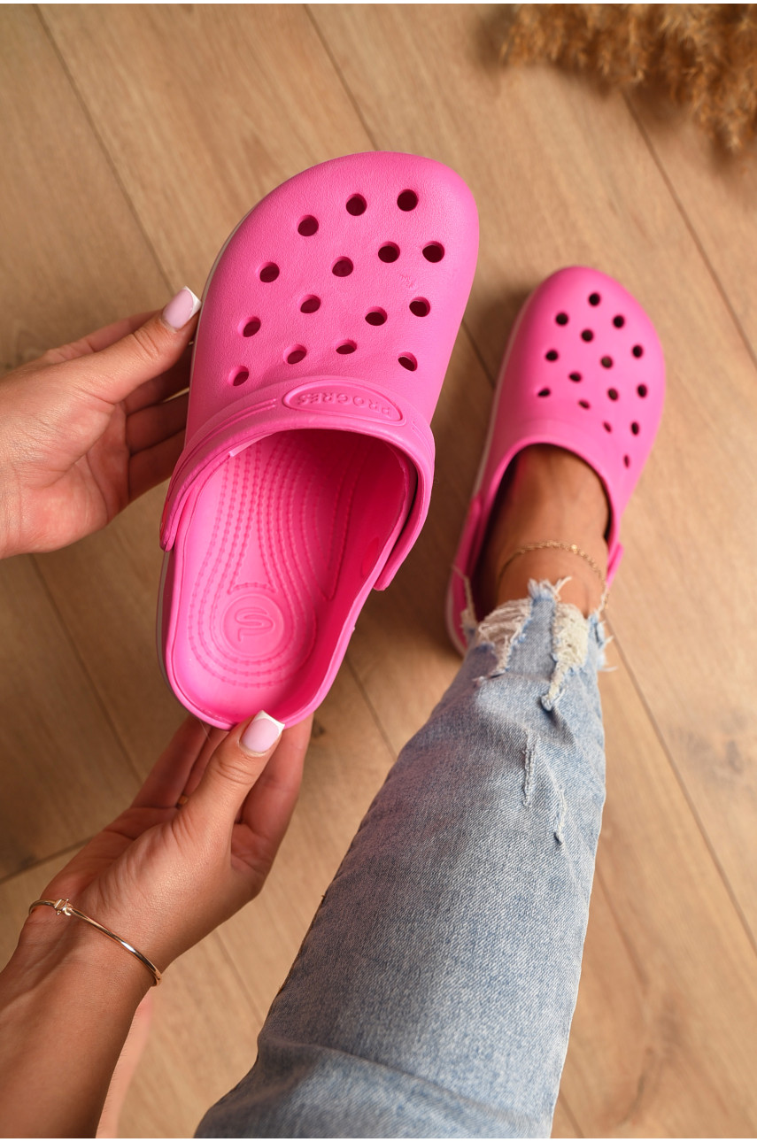 Кроксы женские розового цвета 324 184120