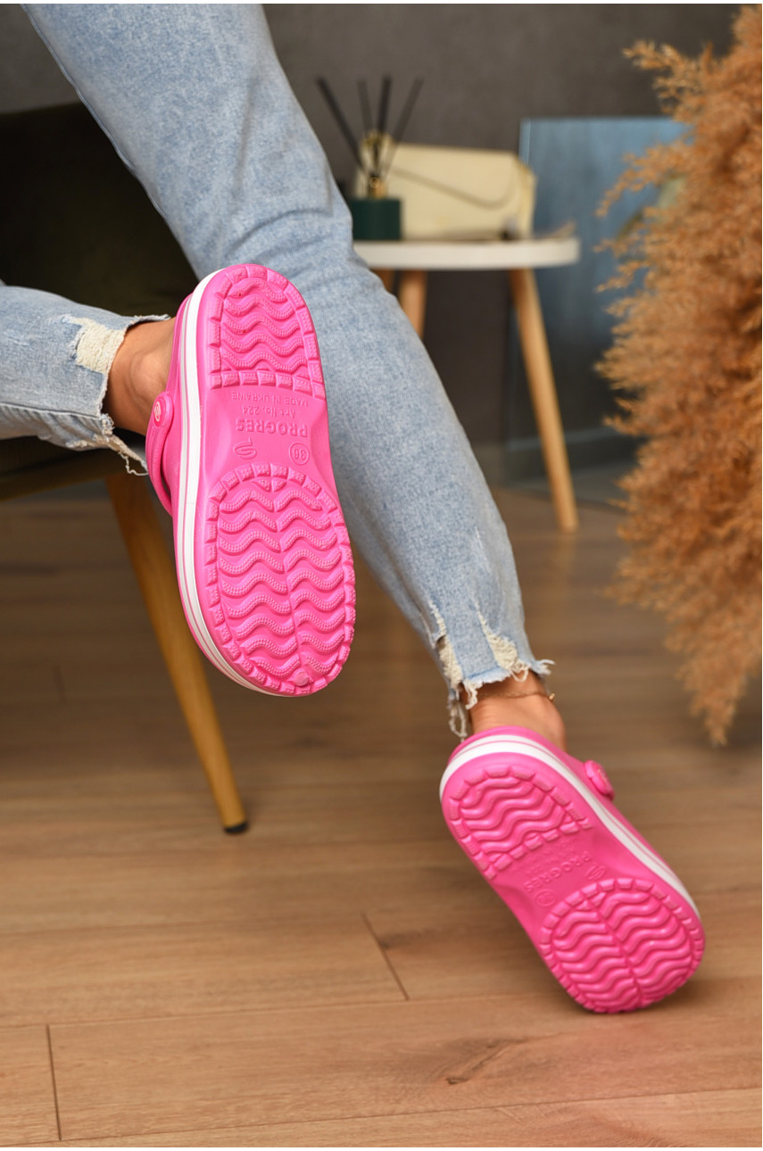 Кроксы женские розового цвета 324 184120 Кроксы женские розового цвета 324 184120