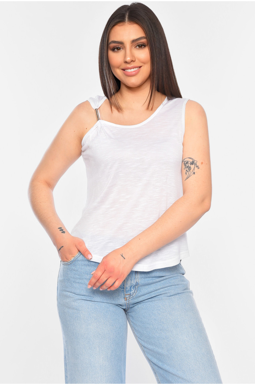 Майка женская белого цвета 619 184121
