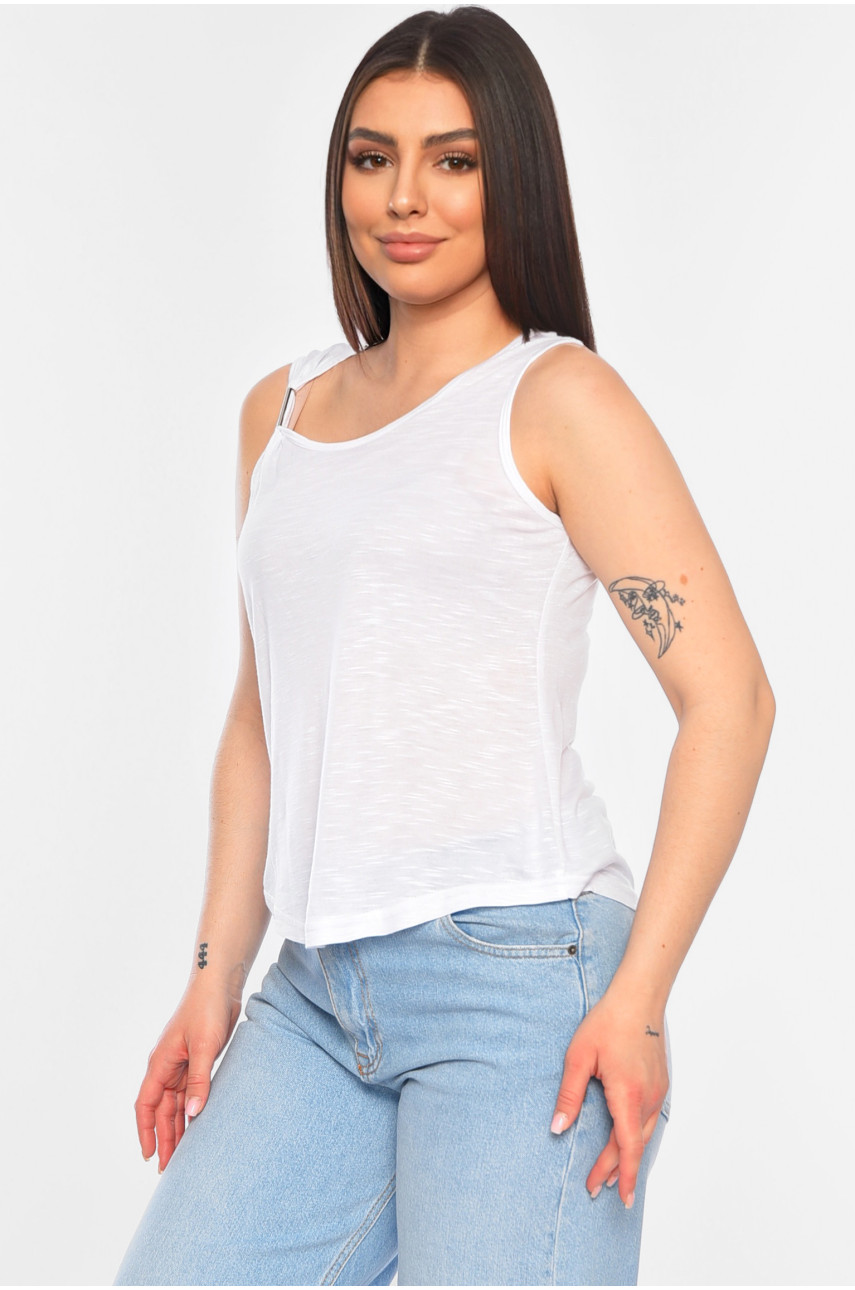 Майка женская белого цвета 619 184121