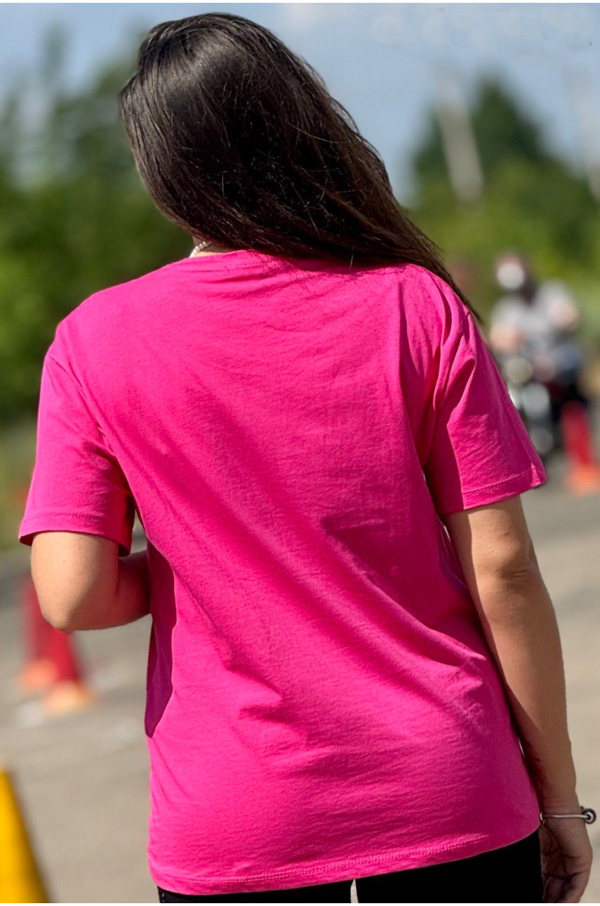 Футболка женская розового цвета 0041 184132 Футболка женская розового цвета 0041 184132
