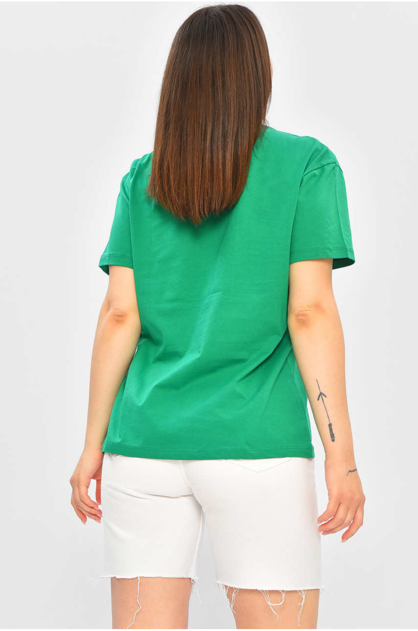 Футболка жіноча зеленого кольору 0041 184133