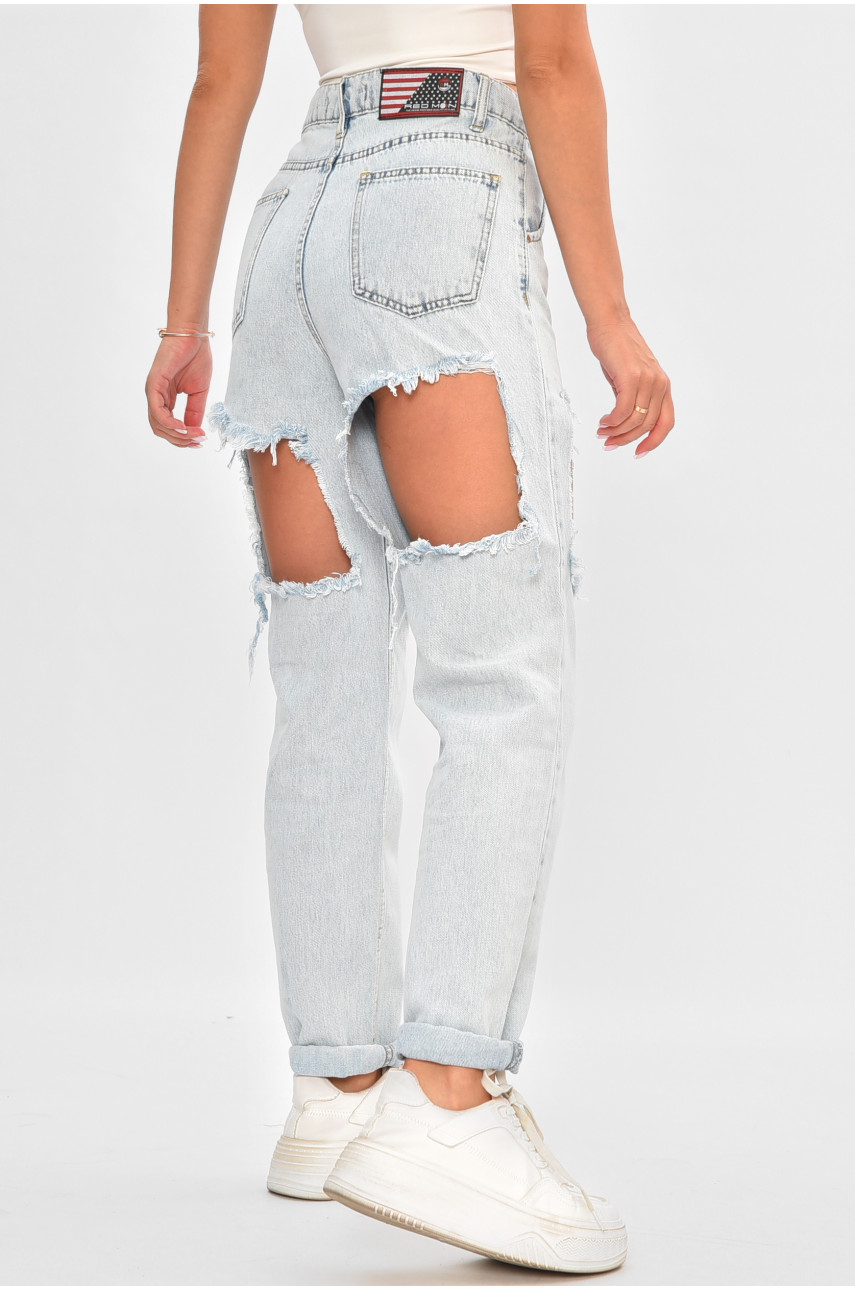 Джинсы женские голубого цвета 711 184141