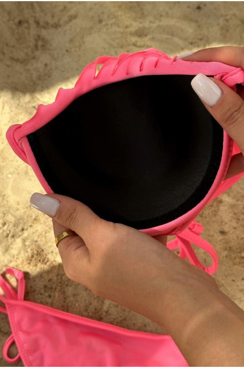 Купальник женский розового цвета чашка В 1025 184189