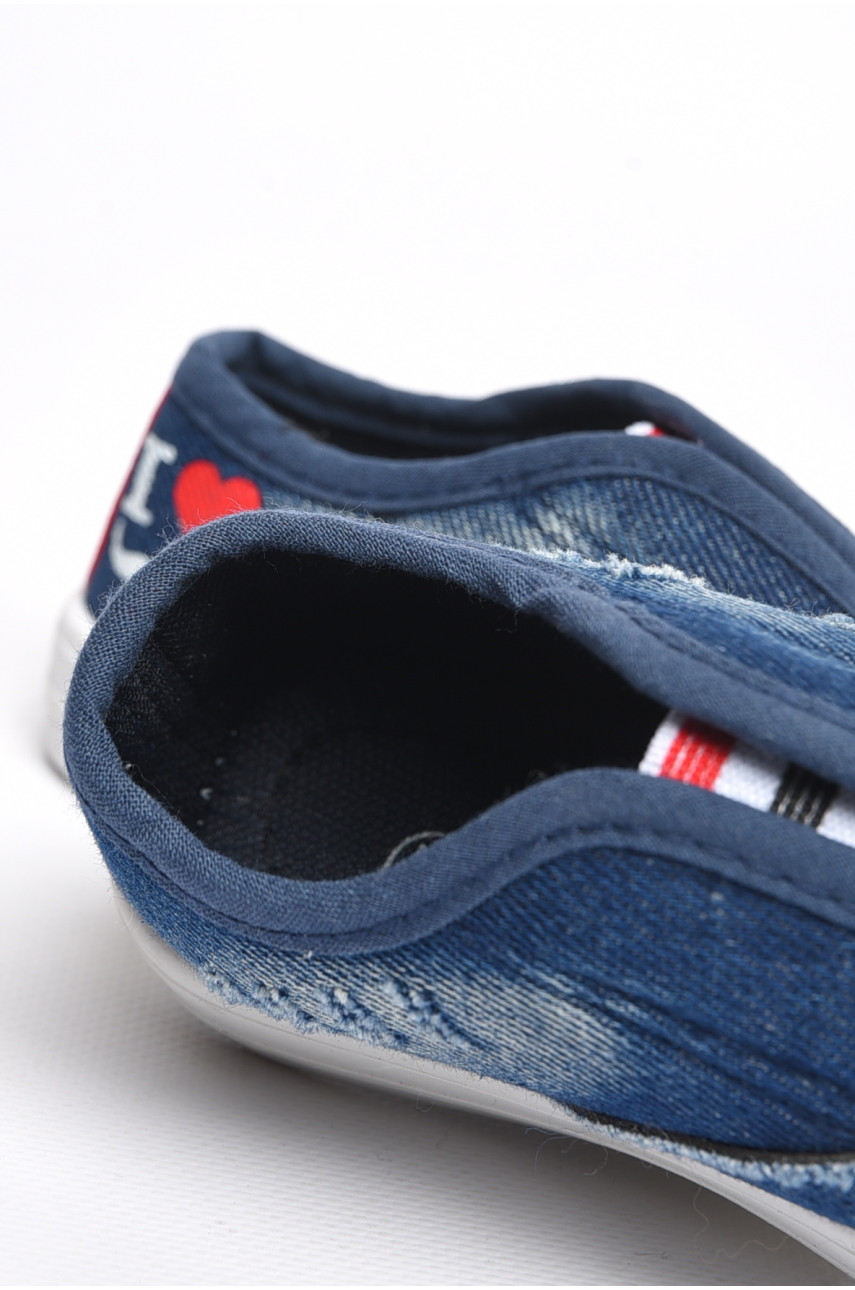 Мокасини дитячі темно-синього кольору в725-1 184234