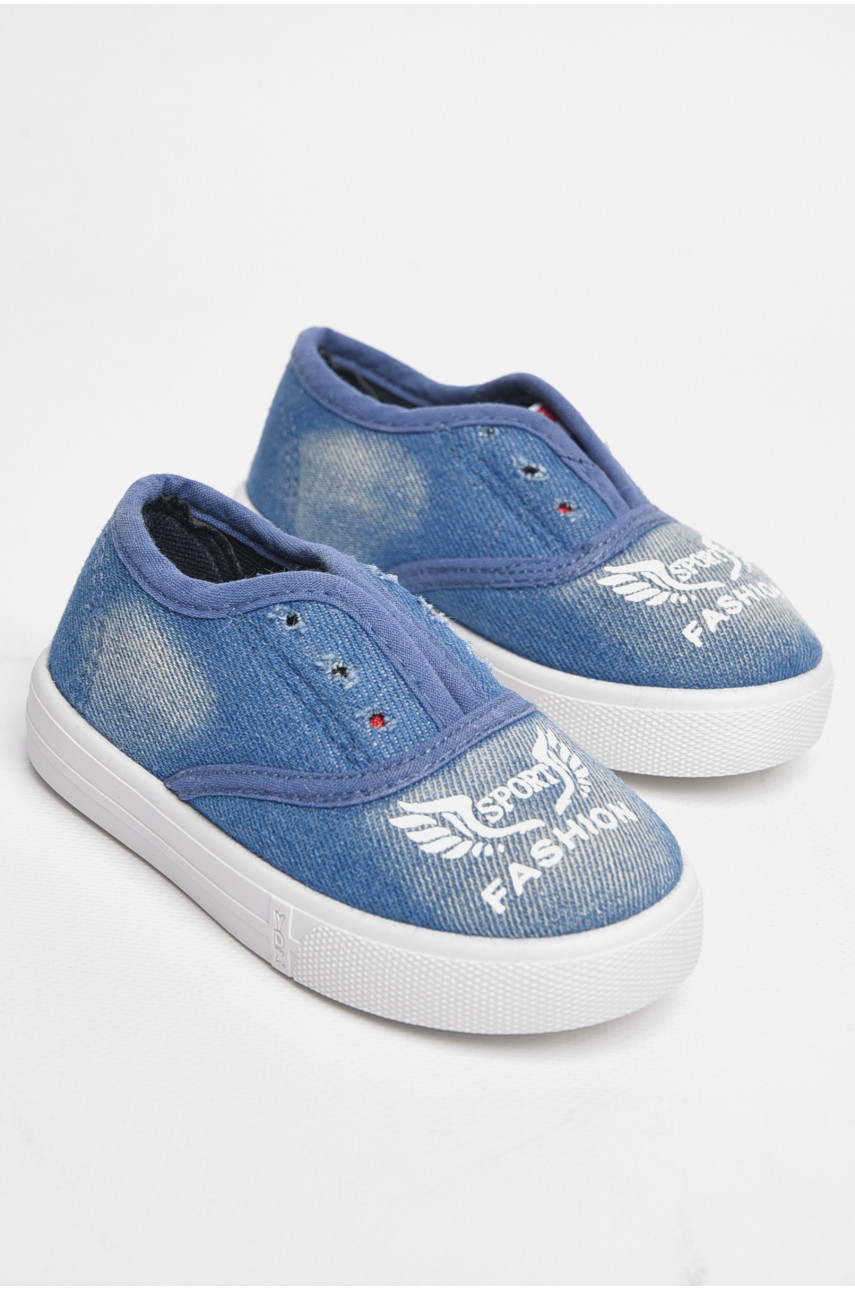 Мокасини дитячі темно-синього кольору в750 184235